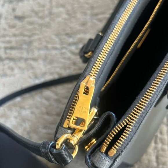 Authentic Prada Saffiano Two Tone Leather Tote - Picture 12 of 15